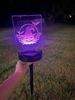 LED Solar Yard Sign