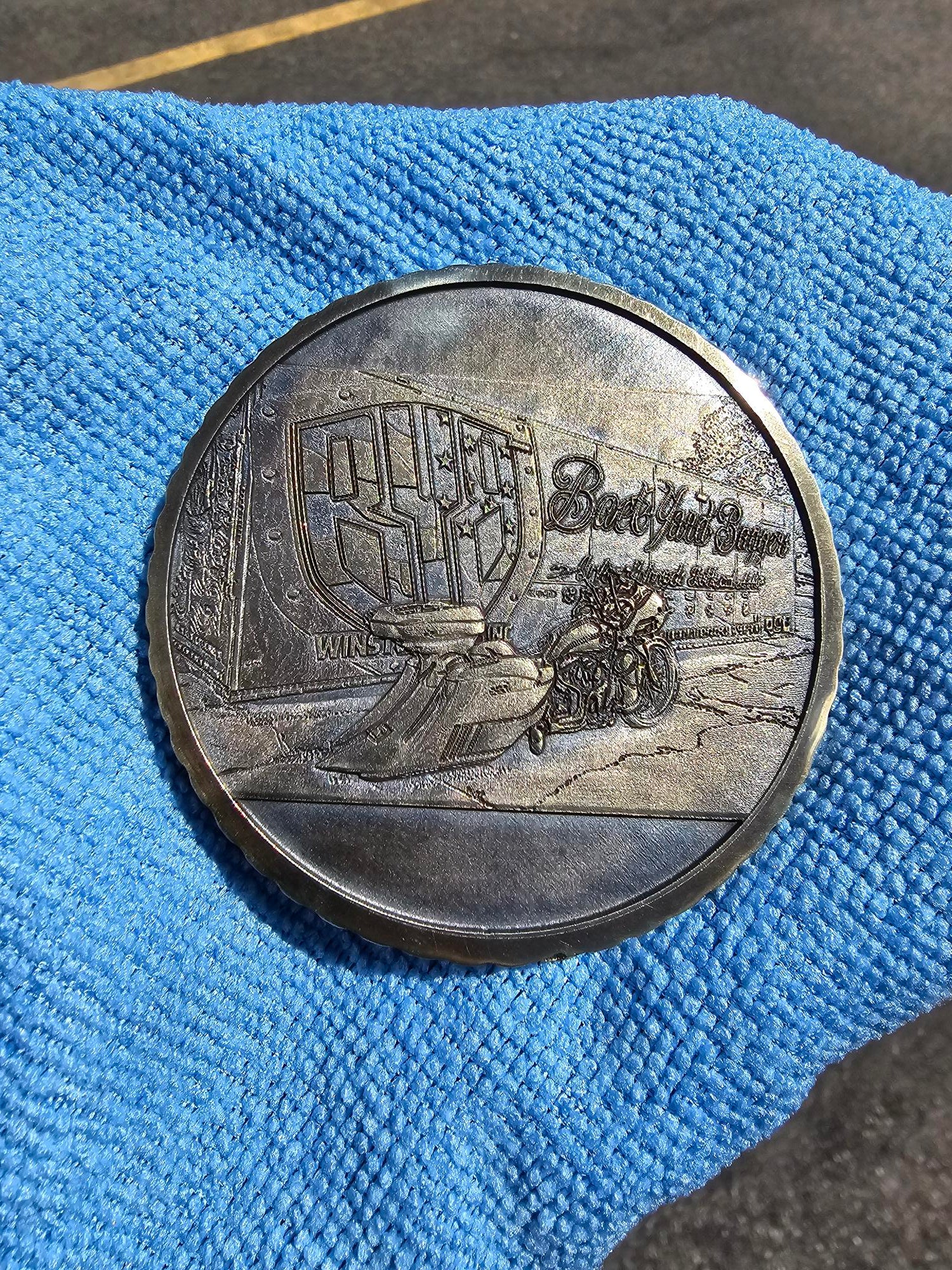 50mm Brass engraved Coins