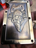 Load image into Gallery viewer, 3D engraved Brass Wallets
