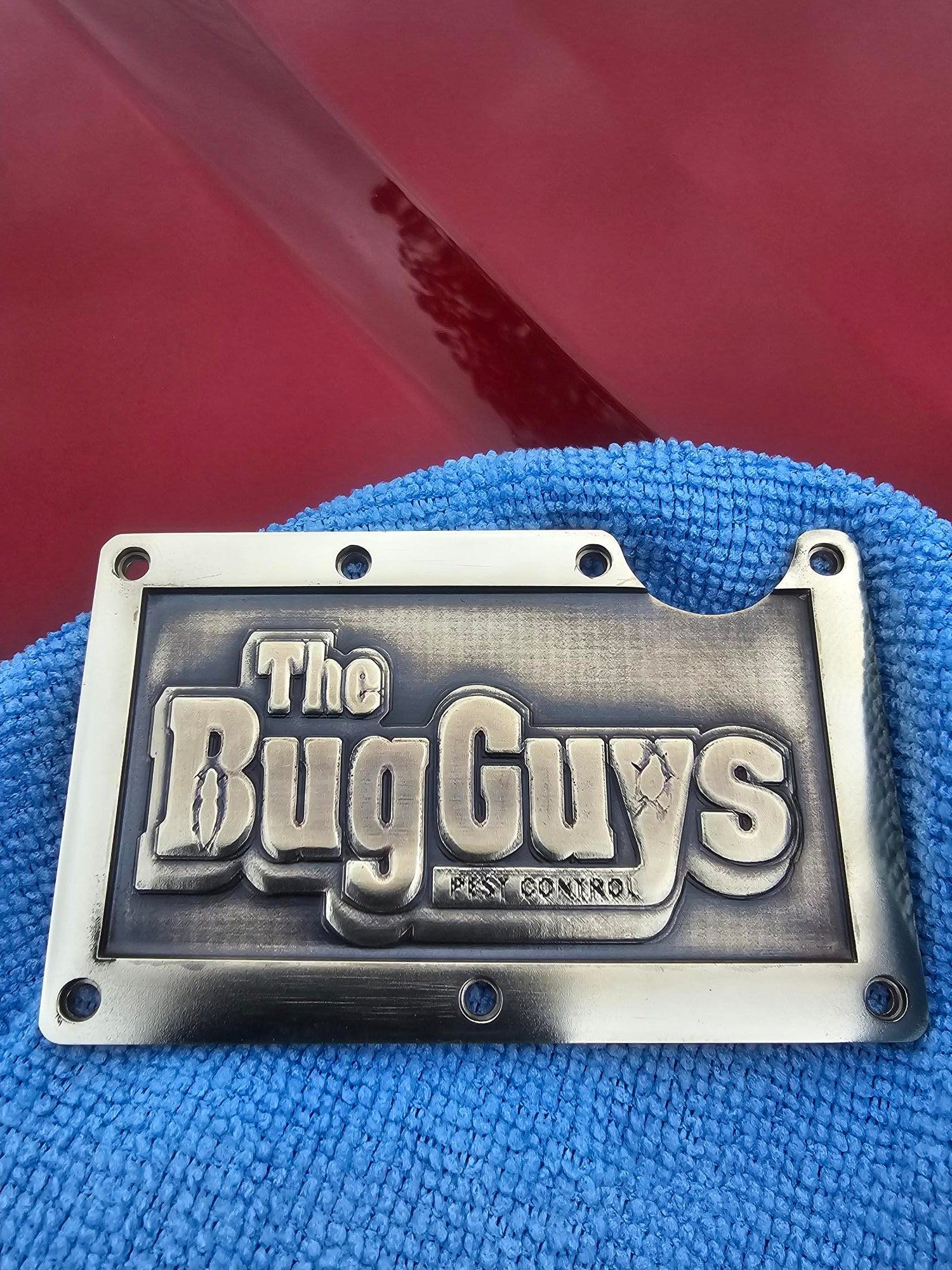 3D engraved Brass Wallets