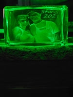 Load image into Gallery viewer, 3D Engraved K9 crystals
