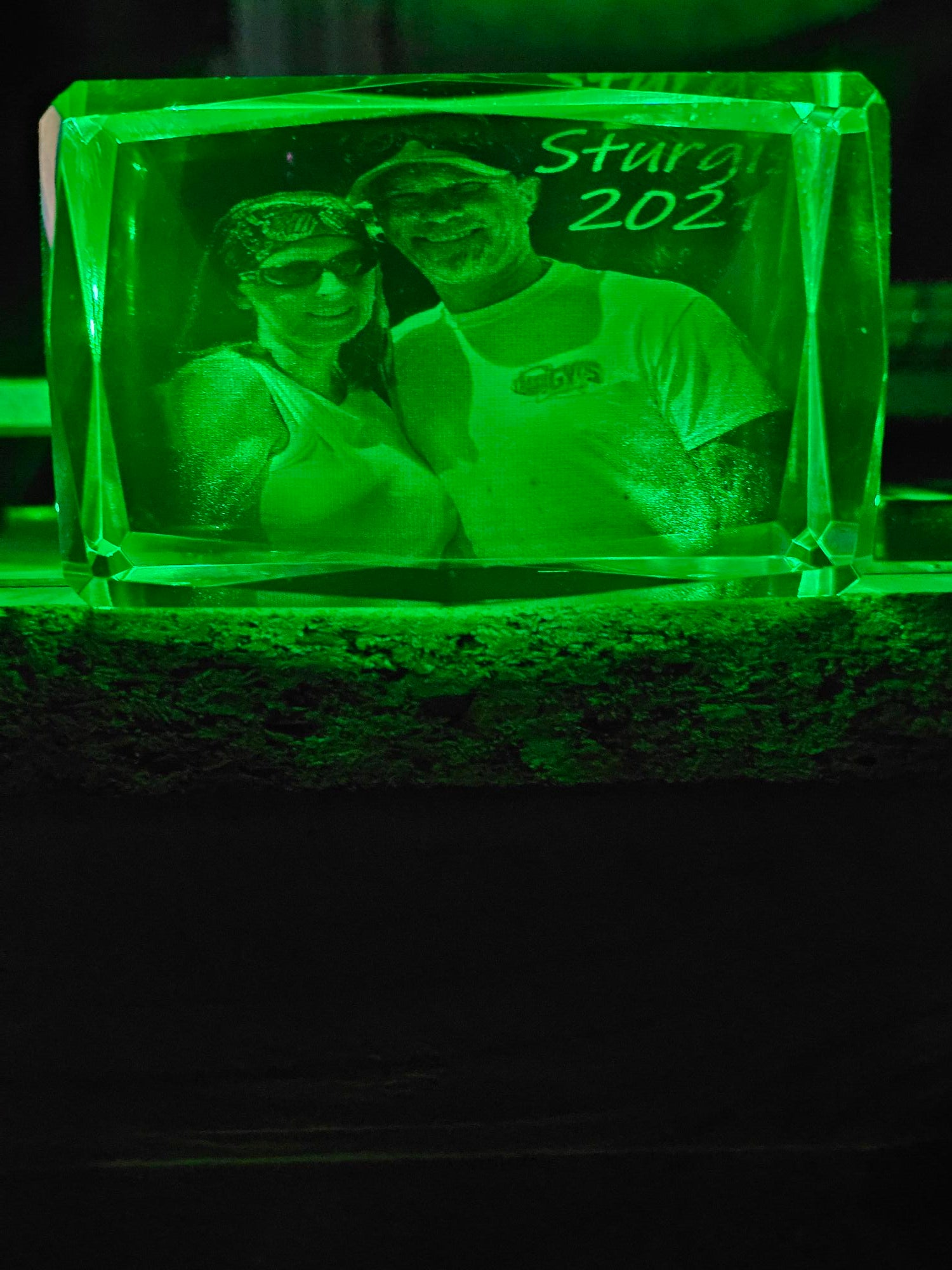 3D Engraved K9 crystals