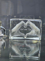 Load image into Gallery viewer, 3D Engraved K9 crystals
