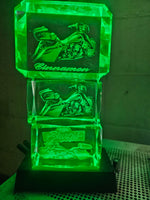 Load image into Gallery viewer, 3D Engraved K9 crystals
