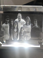 Load image into Gallery viewer, 3D Engraved K9 crystals
