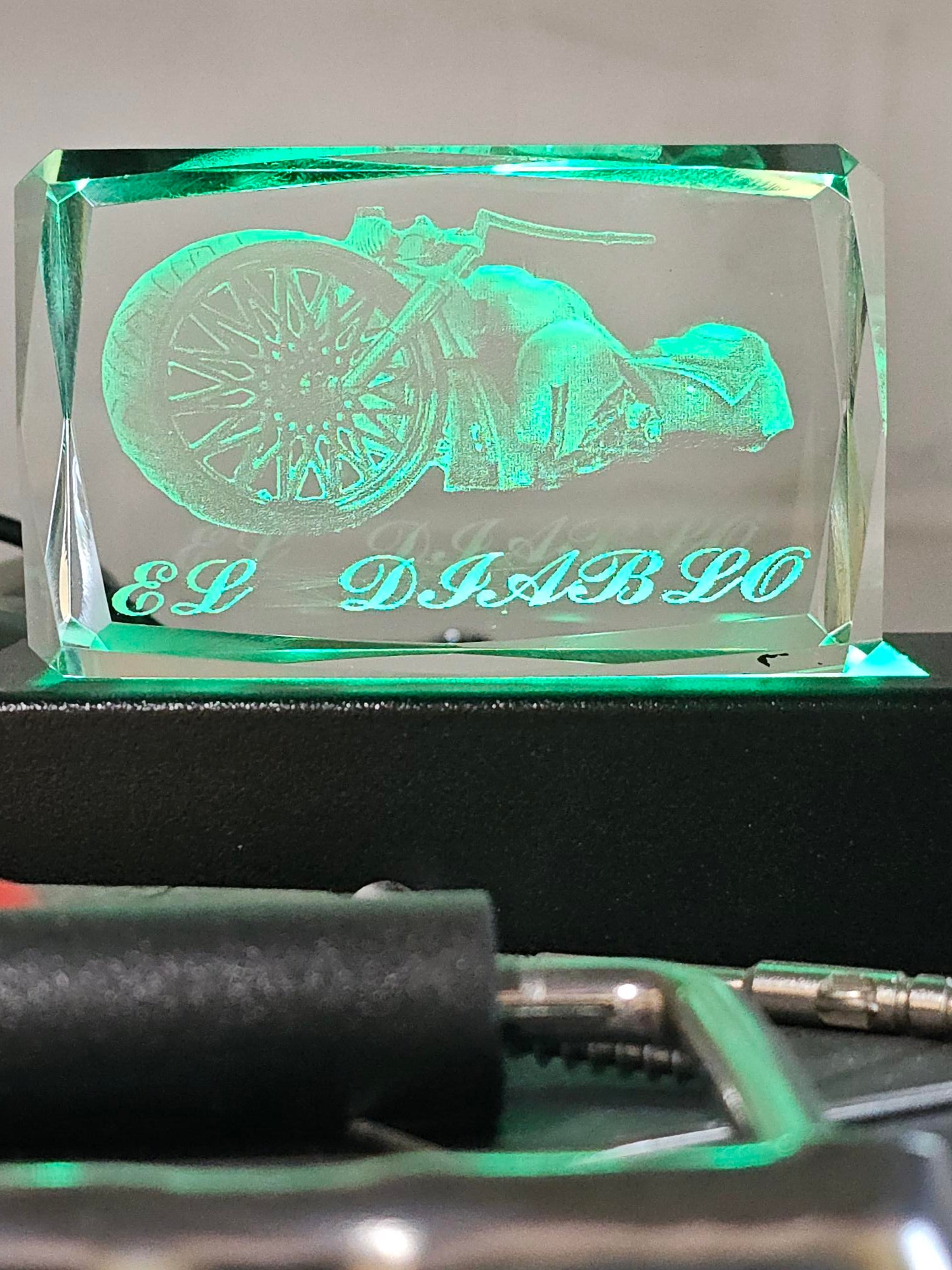 3D Engraved K9 crystals