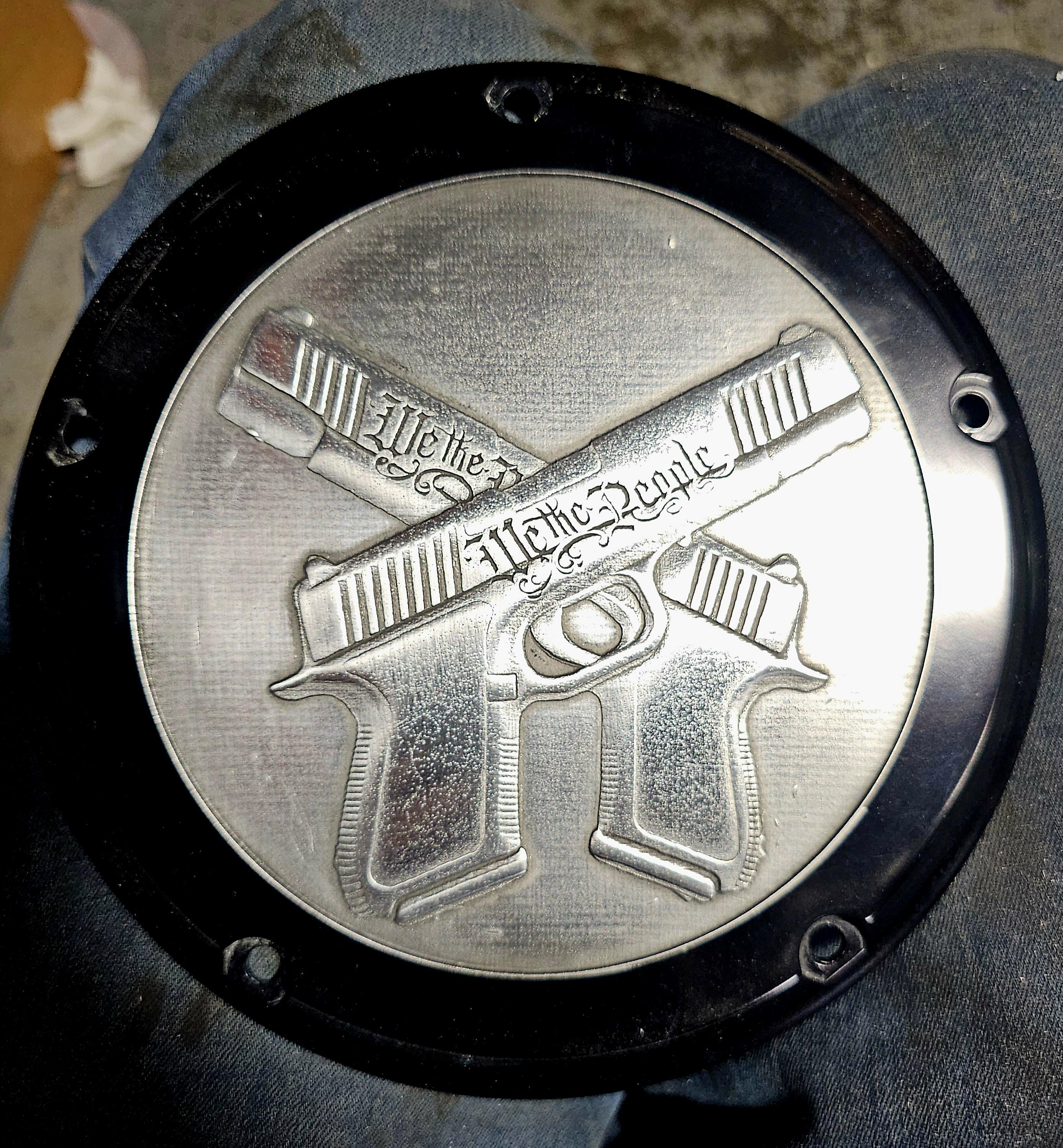 Engraved derby cover