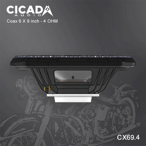 Cicada Audio CX69 6x9" Coaxial Speaker (Pair)