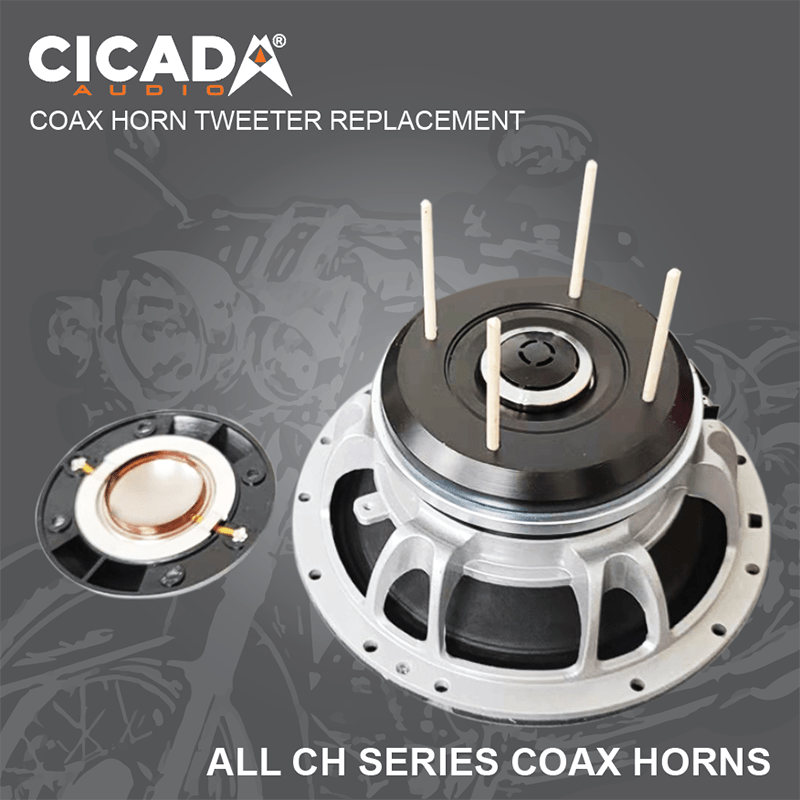 Cicada Audio CH65 6.5" Pro Coaxial Horn Speaker (Pair)