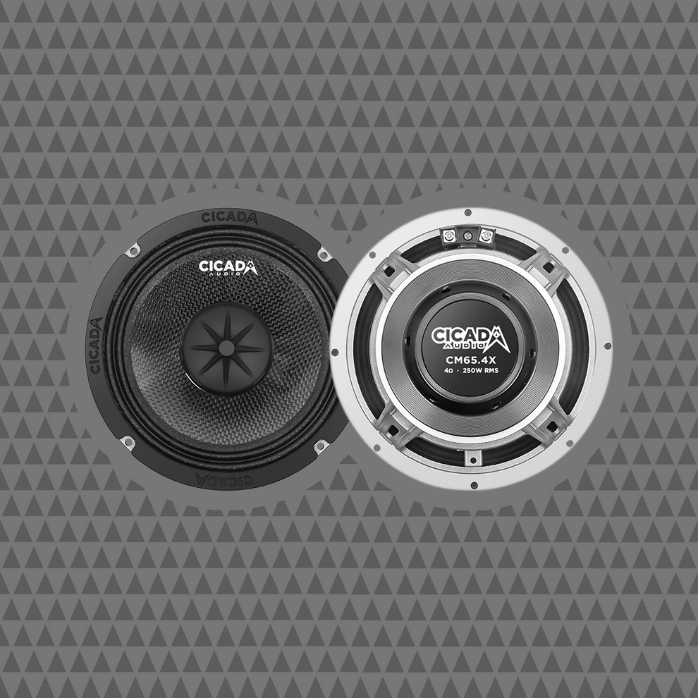 Cicada Audio 14CXK65.4 Mid-Bass Component Speaker Kit