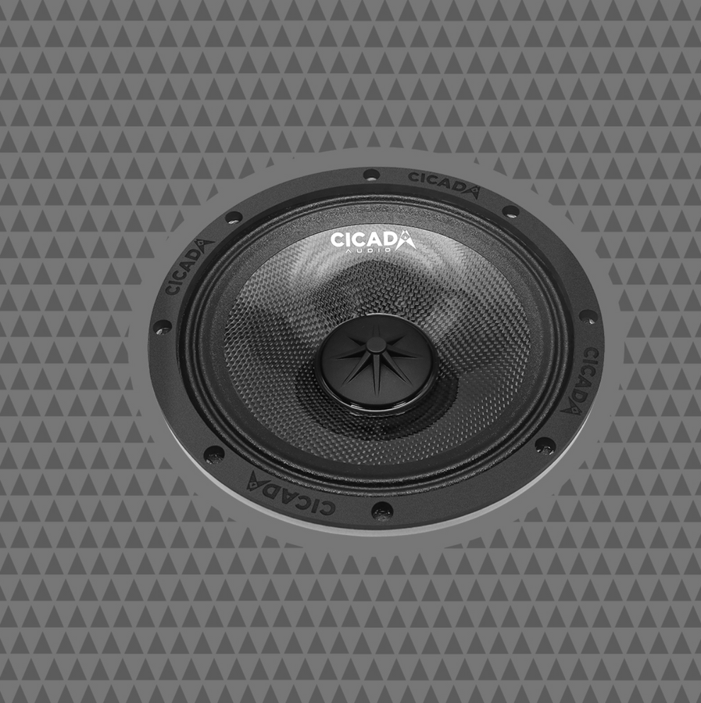 Cicada Audio CM8X 8" Mid-Bass Component Speakers with CMC Cones (Pair)