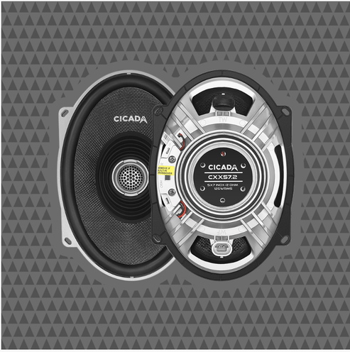 Cicada Audio CXX57 5x7" Pro Coaxial Speaker (Pair)