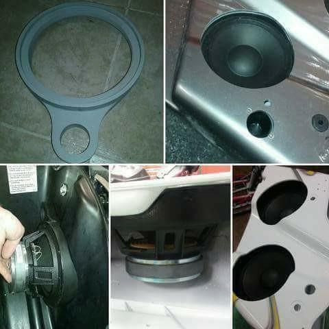 Speed Rings 8" with Horn Inside Mount 98-current